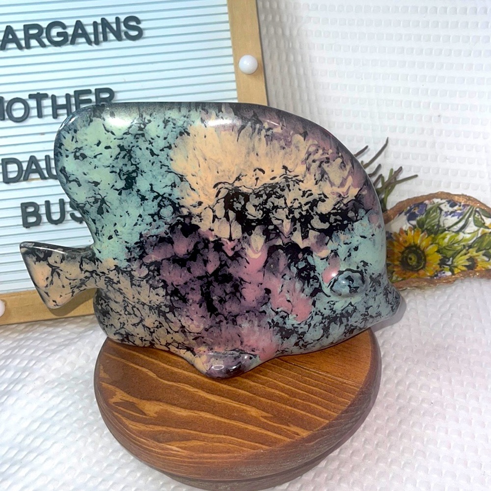 Harris Potteries Chicago Mcm Fish Pair. 🐠